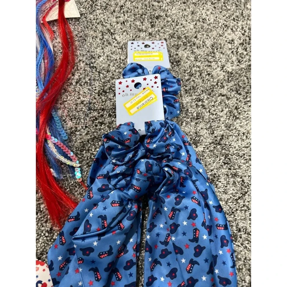 4th‎ of July Red, White & Blue Decorated Hair Accessories | Variety